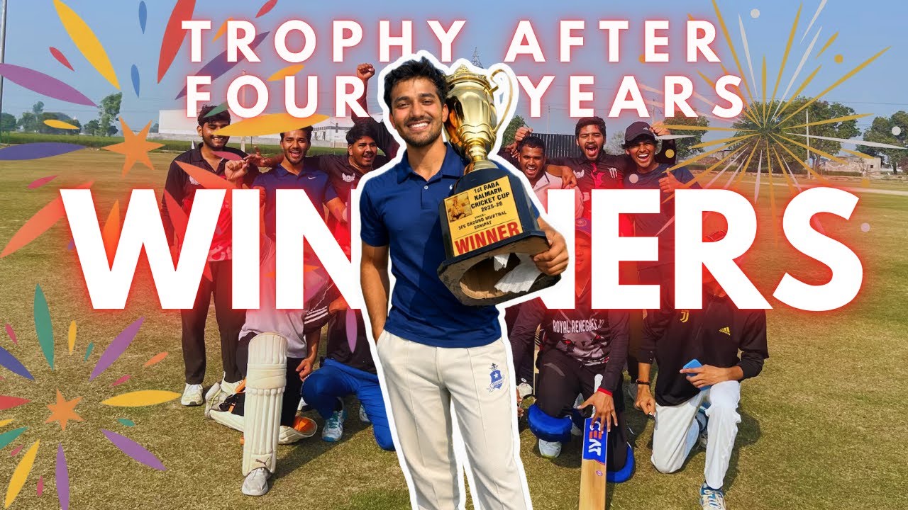 JSS WON TROPHY AFTER 4 YEARS IN RISHIHOOD UNIVERSITY❤️🔥🏏 #cricket #rishihooduniversity