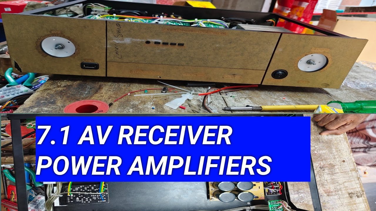 7.1 POWER AMPLIFIERS #AV receiver amplifier#5.1 AMPLIFIER MAKING TAMIL #e tech tamil 