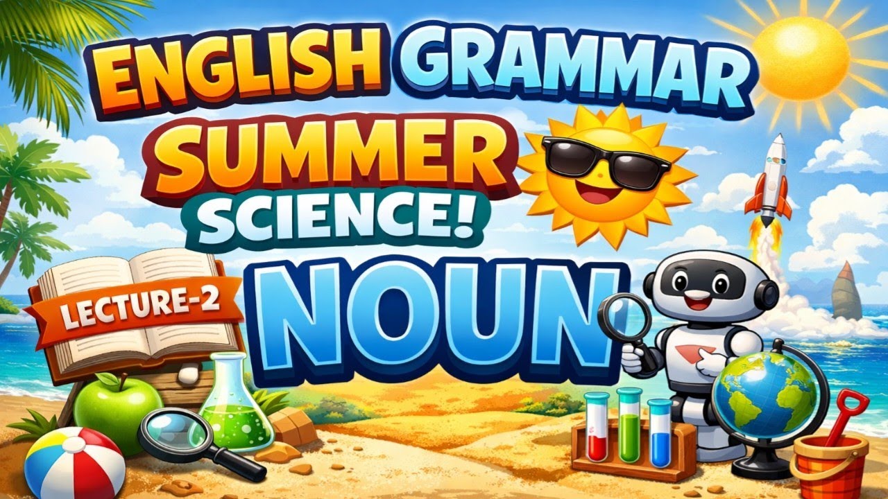 ENGLISH GRAMMAR SUMMER SCIENCE | NOUN | LECTURE-2