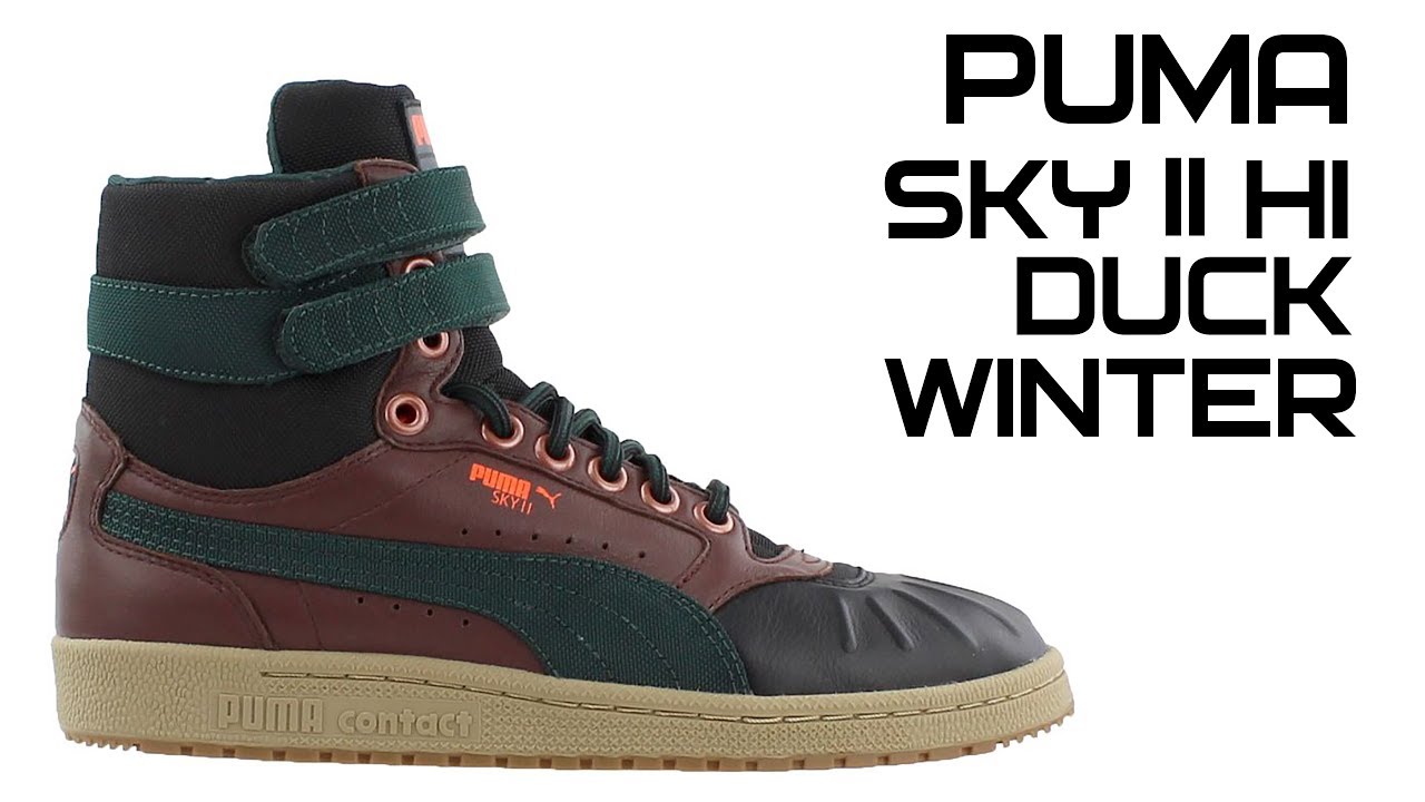 Обзор ботинок Puma Sky II Hi Duck Winter