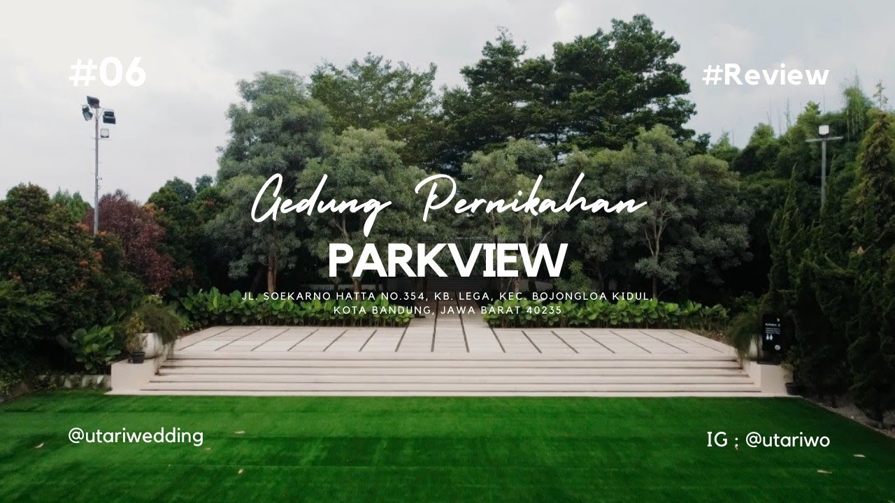 Parkview di Bandung Convention Center I Wedding Venue Outdoor I 