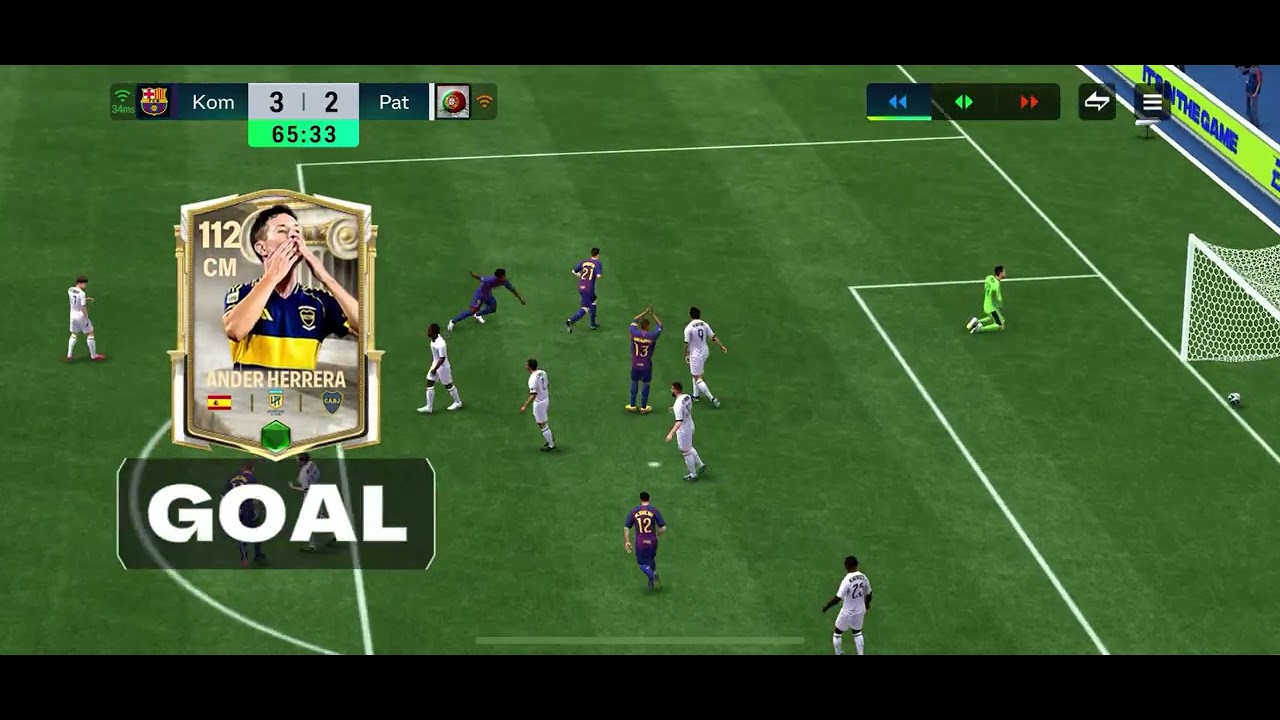 Fifa mobile fc barcelona vs portugalia 4-3