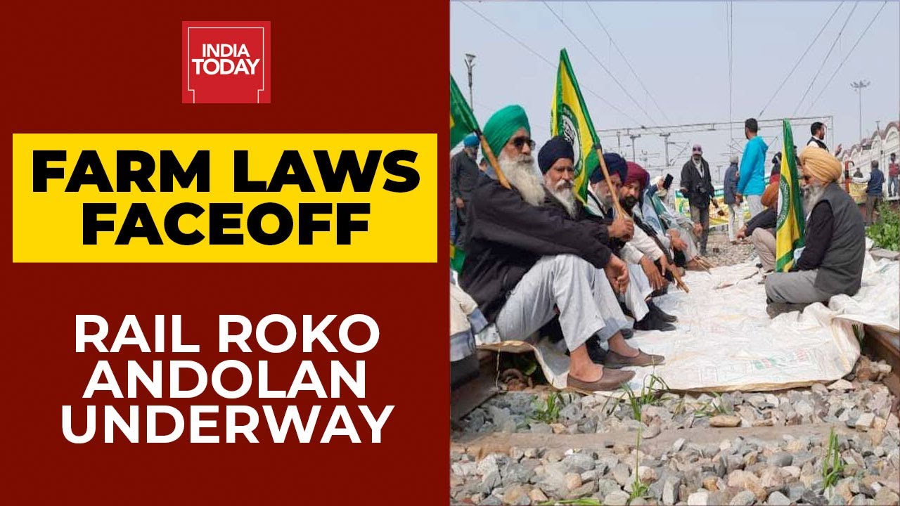 Farmers Carry Out Nationwide 'Rail Roko Andolan' Against Modi Govt's Farm Laws | India Today