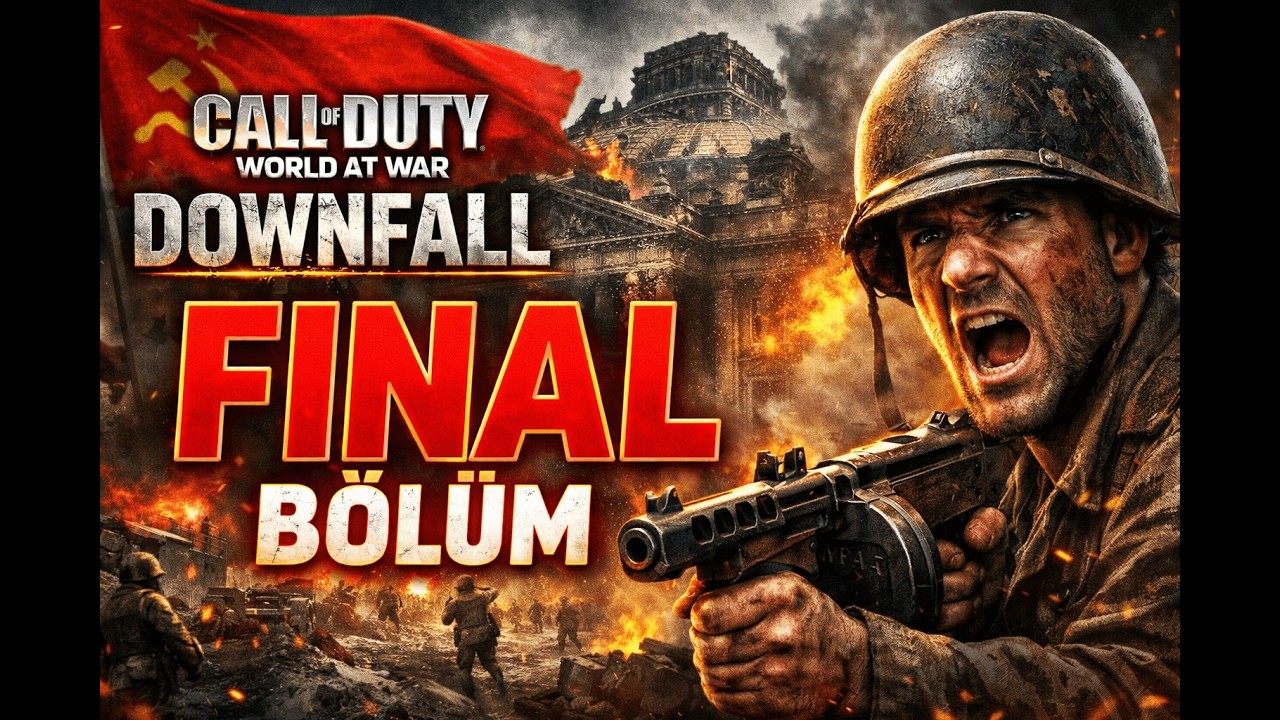 COD WaW FINAL BÖLÜM 🔥 Downfall | Berlin’in Düşüşü! (Efsane Final)