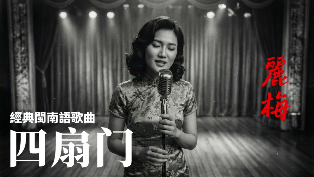 中閩南語老歌《四扇门》｜熟悉的旋律，熟悉的感動｜麗梅唱歌給你聽｜麗梅唱歌給你聽｜靜靜唱給你聽｜閩南語經典情歌｜70後回憶 80後回憶