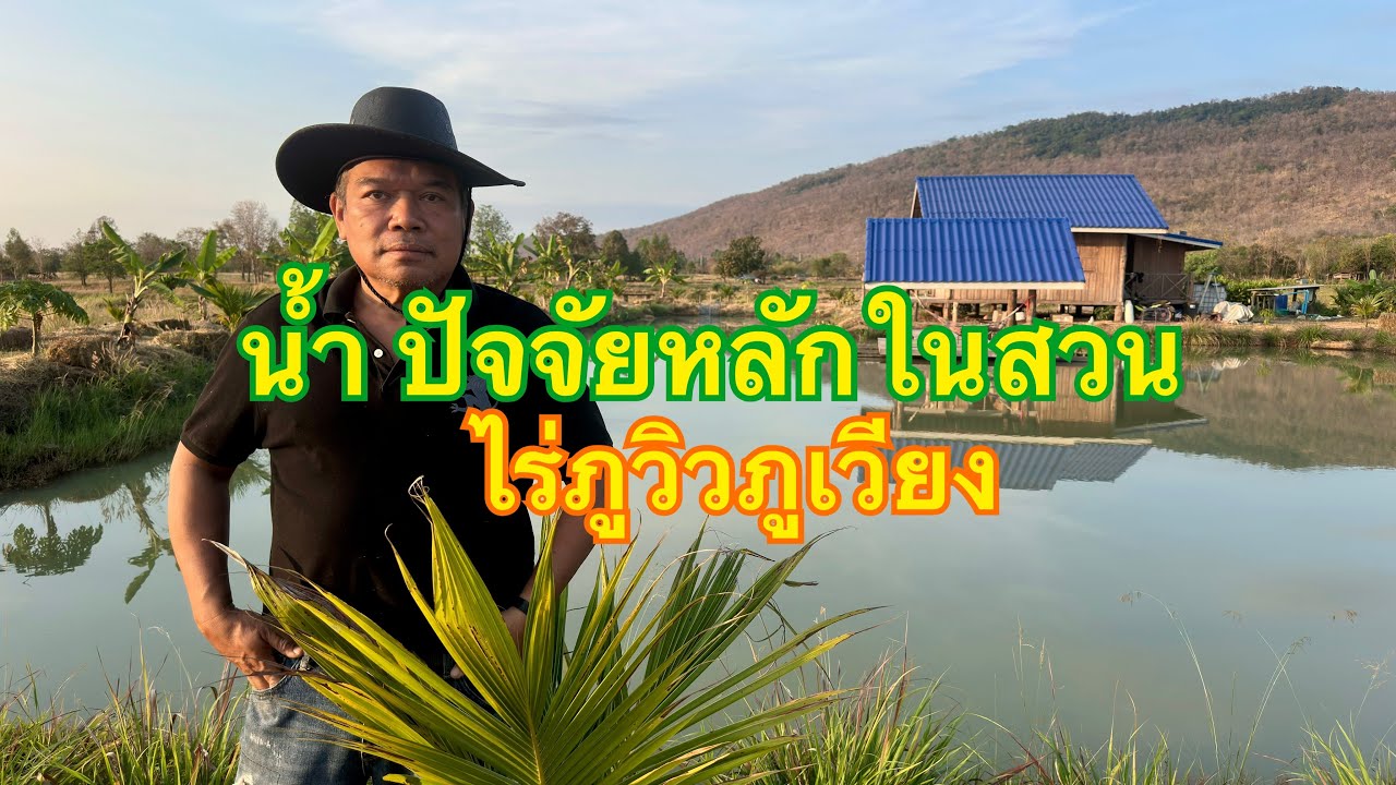 น้ำคือปัจจัยหลักในสวน
