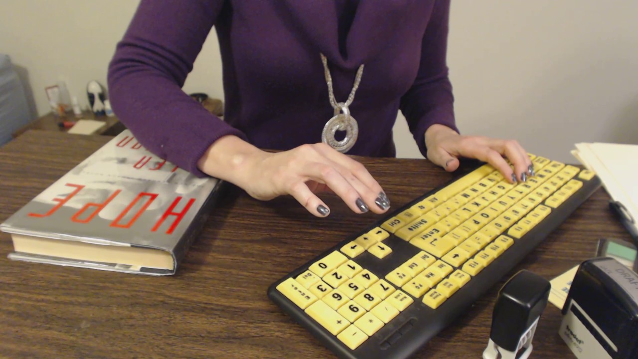 ASMR Library | Dust Jacket Crinkling, Typing, Whispering