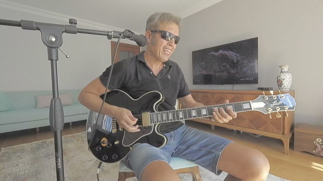 Everyday i have the blues soulful guitar cover by Ethem Öner Keskin