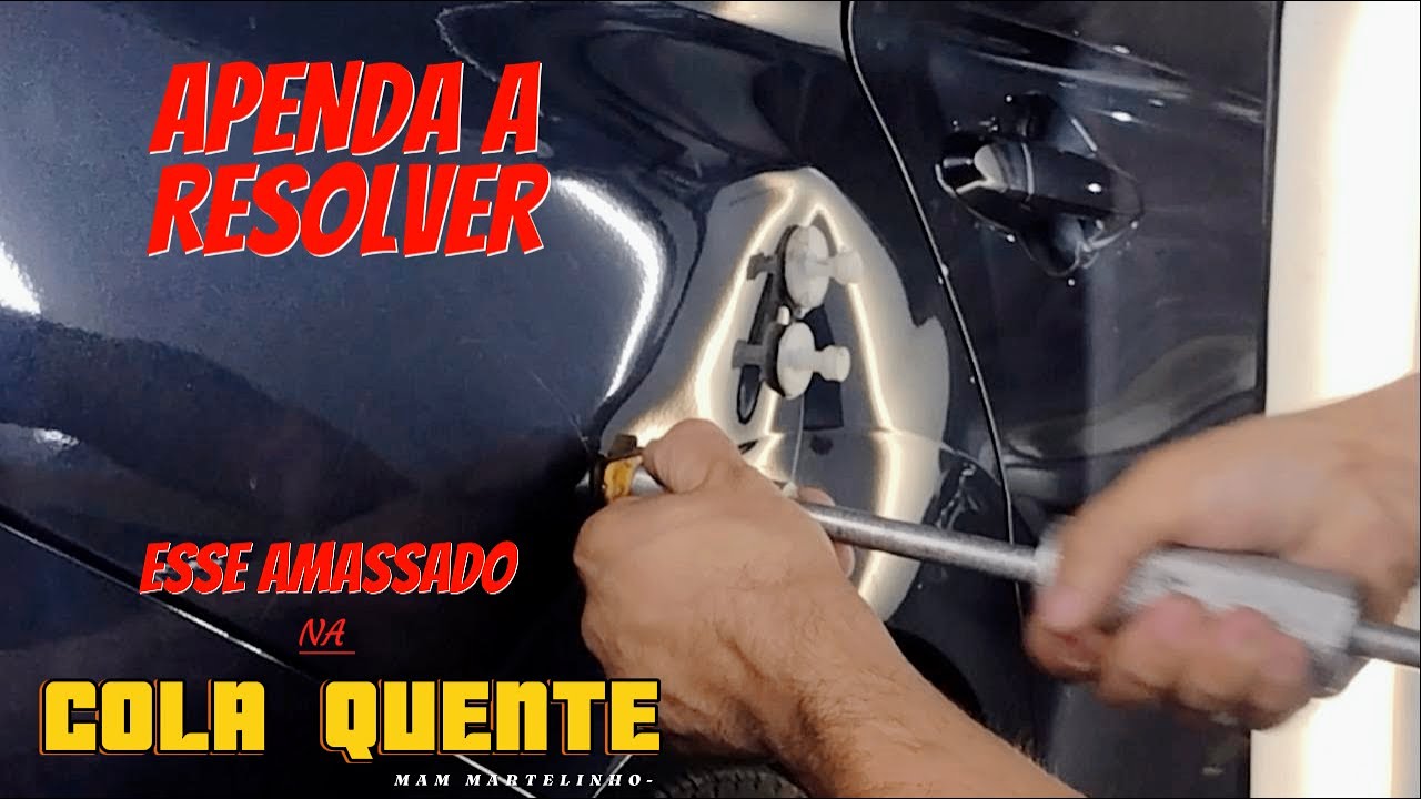 COMO RESOLVER UM AMASSADO NA CAIXA DE RODA  COM COLA QUENTE