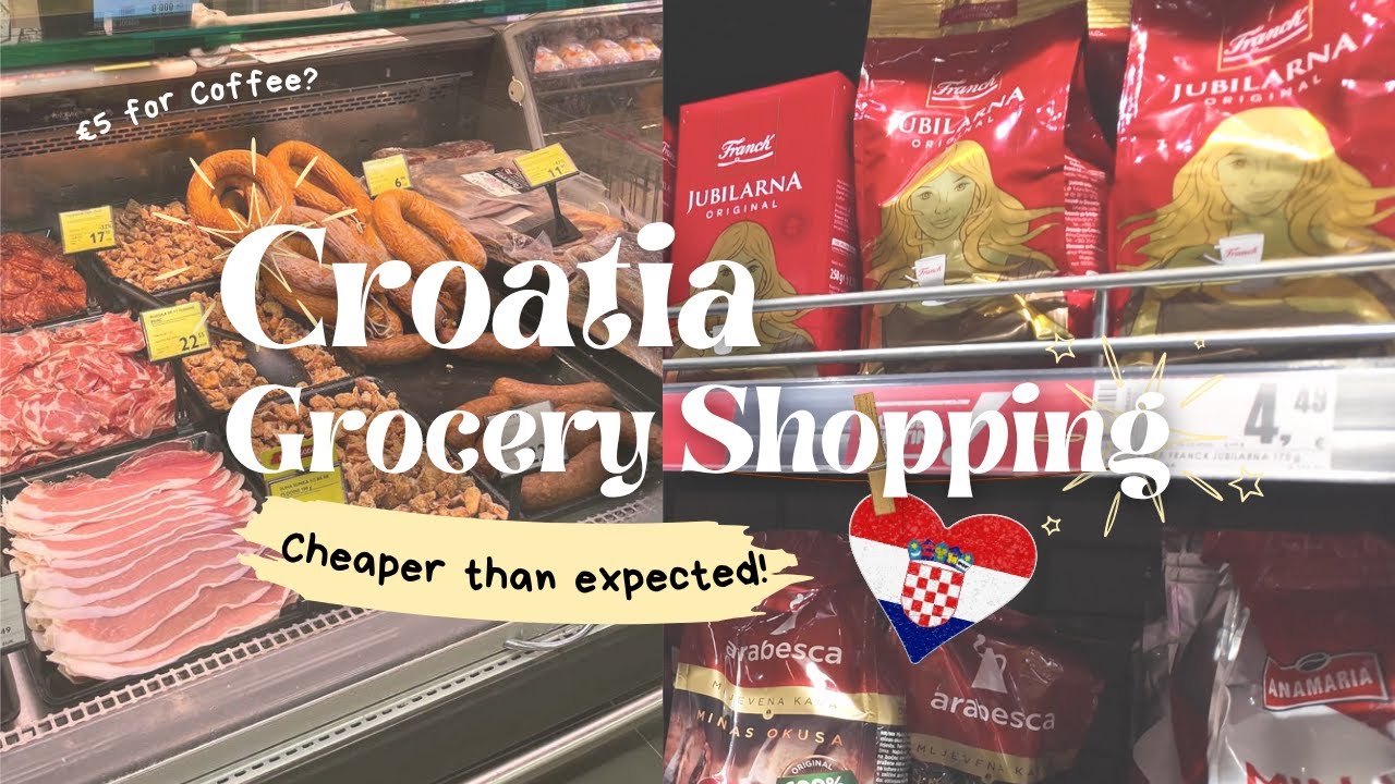 First Time Grocery Shopping in Croatia! 😱🇭🇷