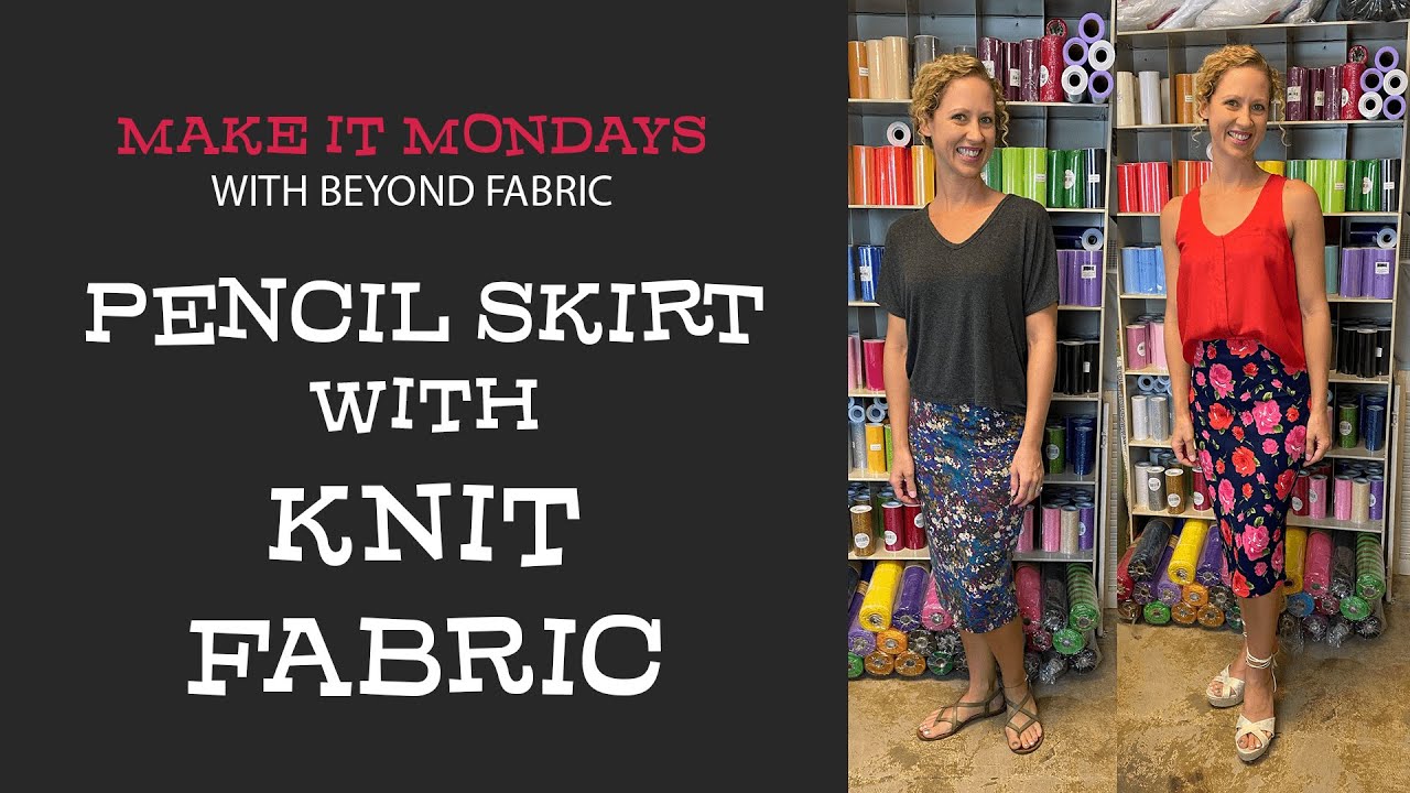 Sew an Easy Pencil Skirt - Make It Mondays - Draft a Pattern Using Your Own Measurements
