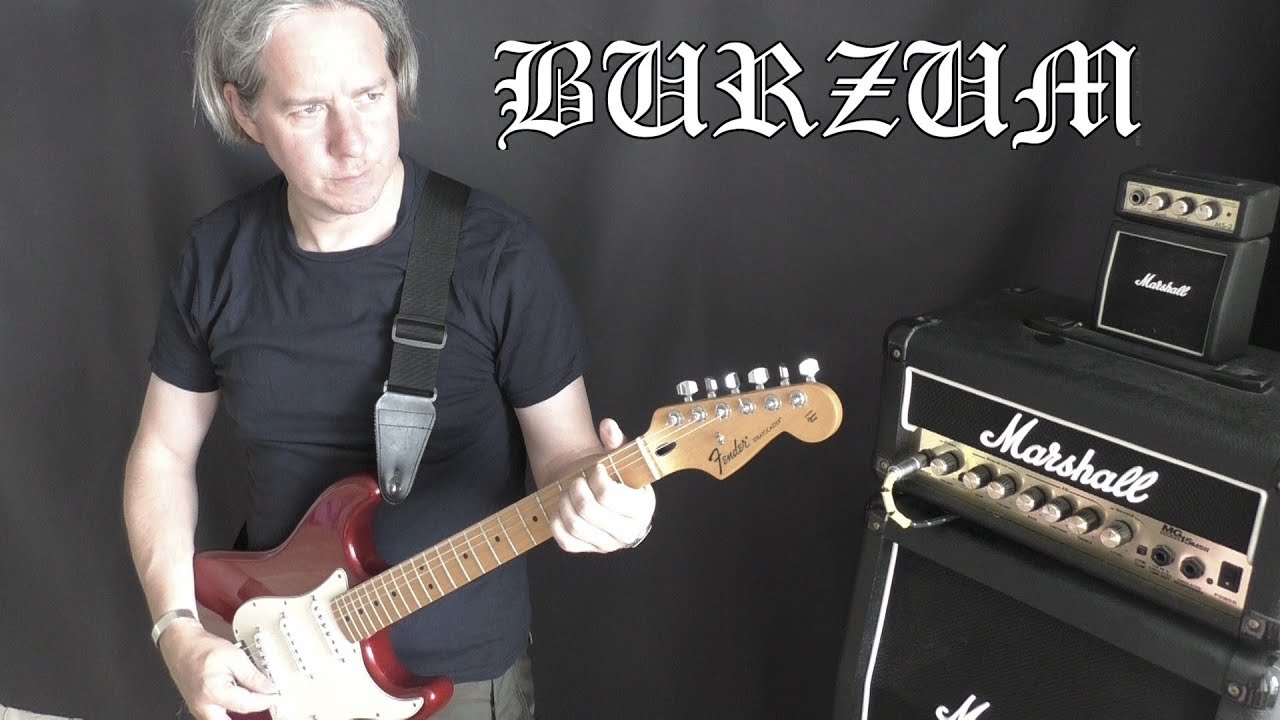 Burzum - Black Spell Of Destruction - Guitar Cover