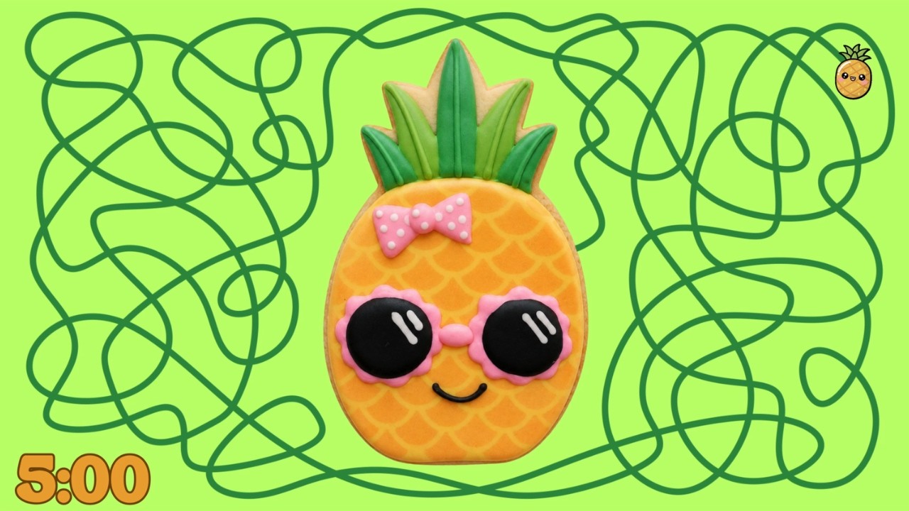 5 Minute Timer Bomb SUMMER PINEAPPLE COOKIE