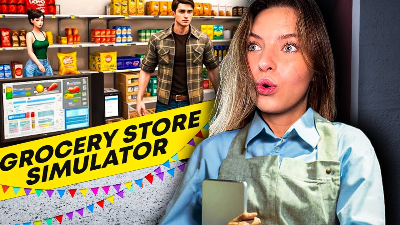 Radau geresnį žaidimą už Supermarket'ą! | Grocery Store Simulator #1