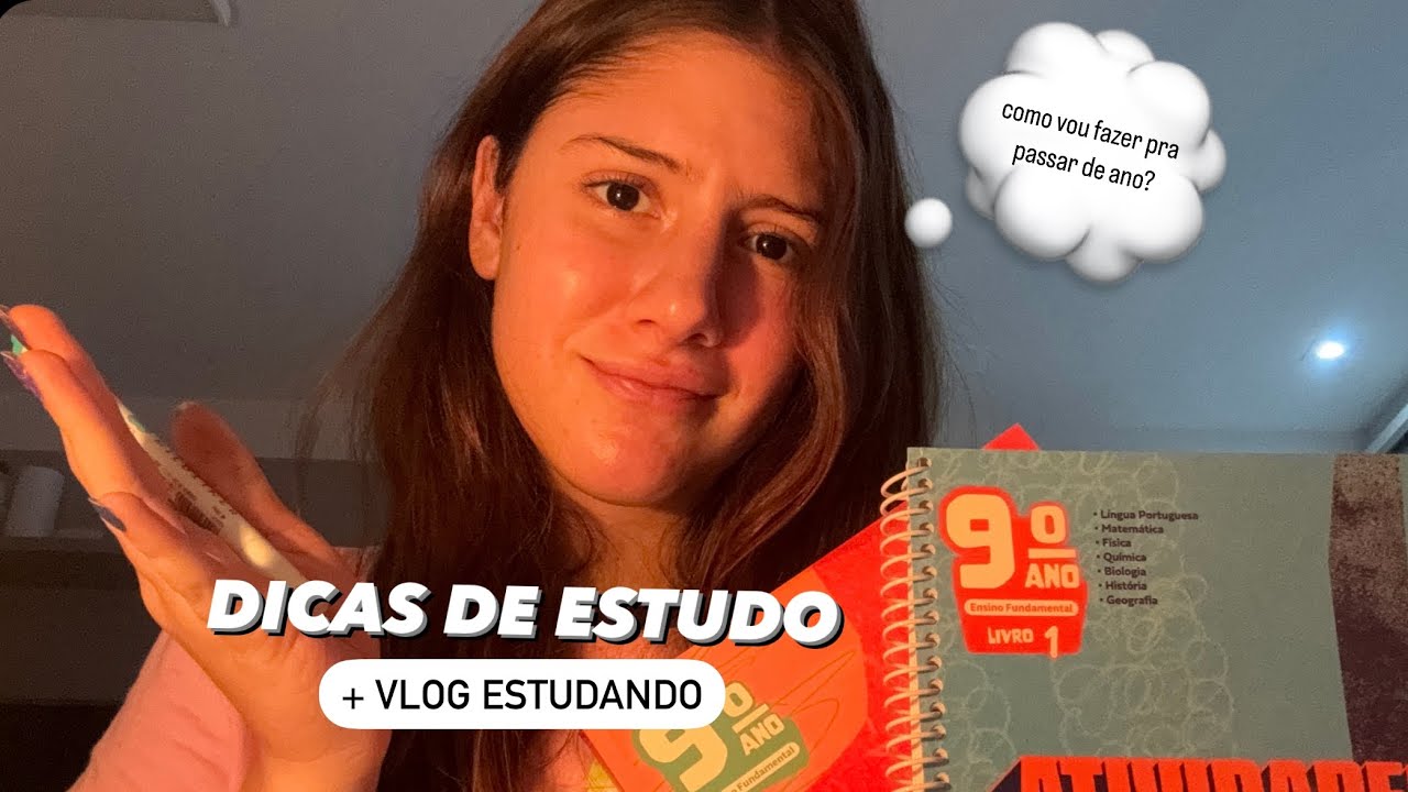 dicas de estudo + vlog estudando