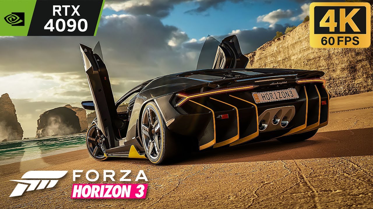 FORZA HORIZON 3: Gameplay 4K | O Início PT-BR | RTX 4090 60FPS