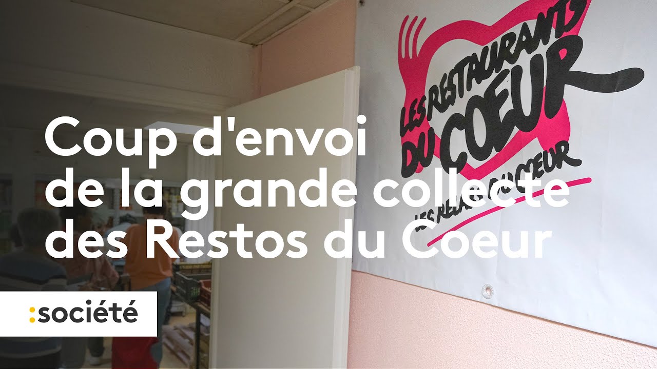 Solidarité : les Restos du Cœur lancent leur collecte alimentaire