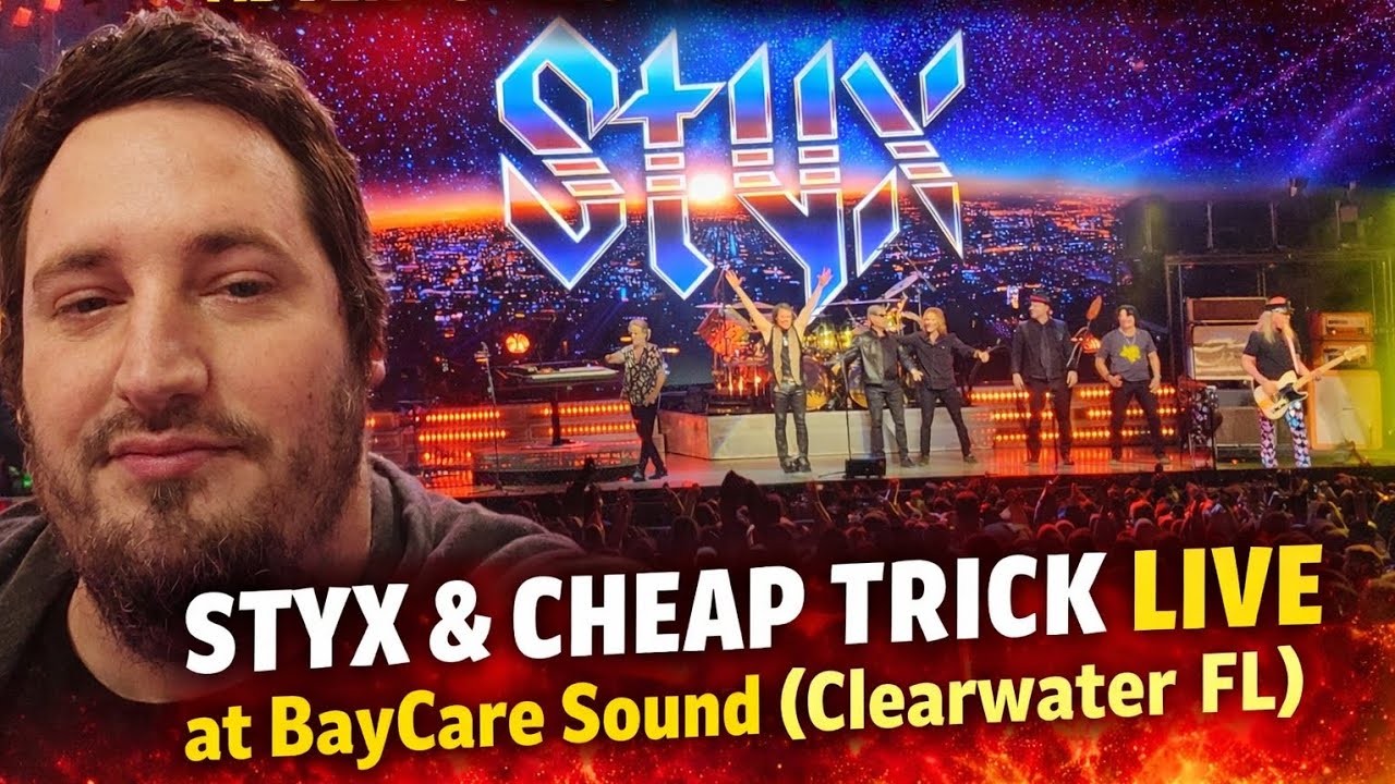 Adventuring Through Disability: Styx & Cheap Trick LIVE at BayCare Sound (Clearwater FL)
