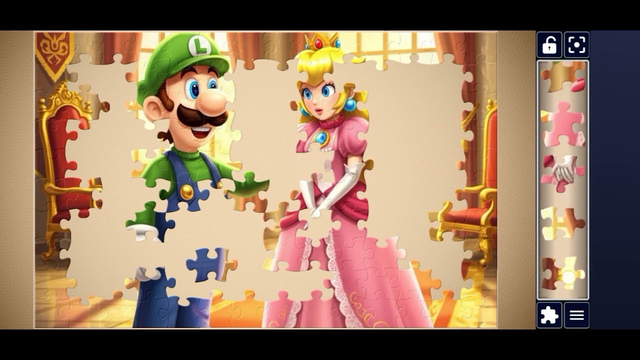 Luigi’s Secret Crush on Peach 💖🍄#Luigi #Peach #Mario puzzlestorm01 