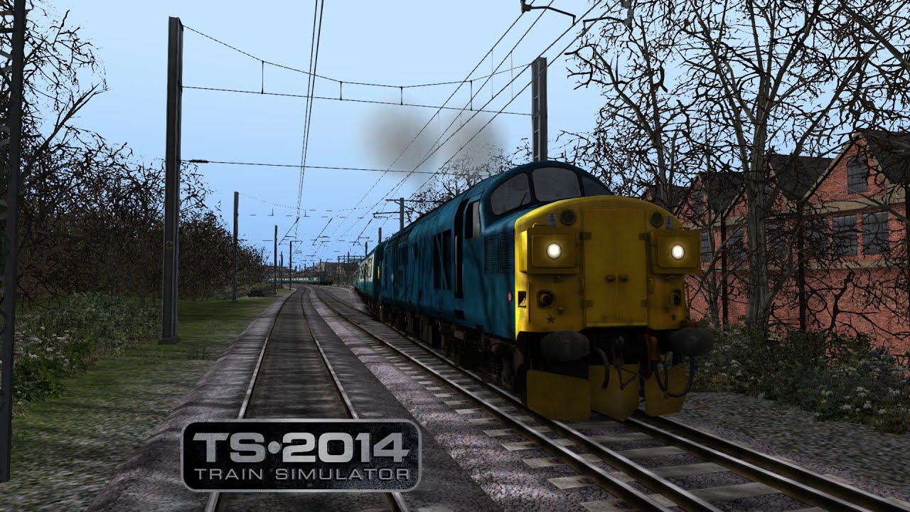 TS2014: Class 37 BR Blue Split & Ploughs