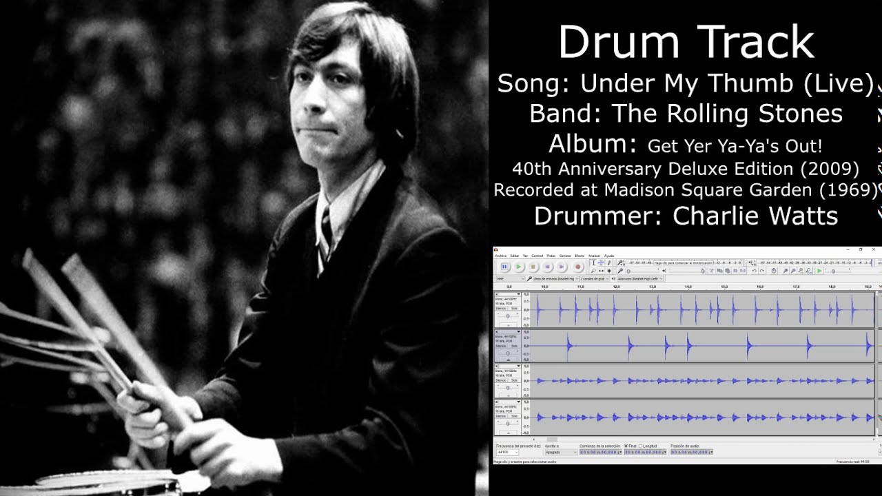 Under My Thumb (Live) (The Rolling Stones) • Drum Track