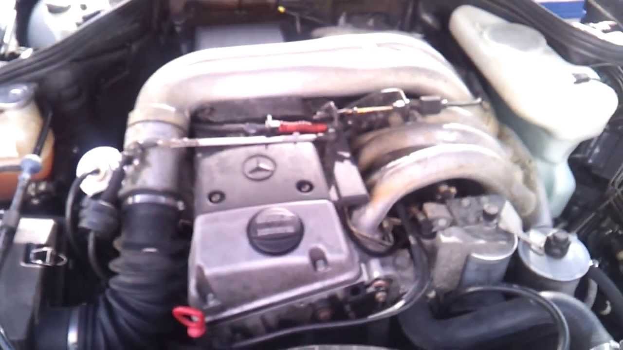 Mercedes w124 e300 diesel OM606 engine sound