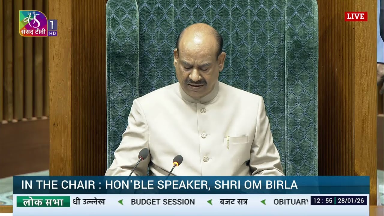 LS | Obituary References made by LS Speaker | 28 January 2026