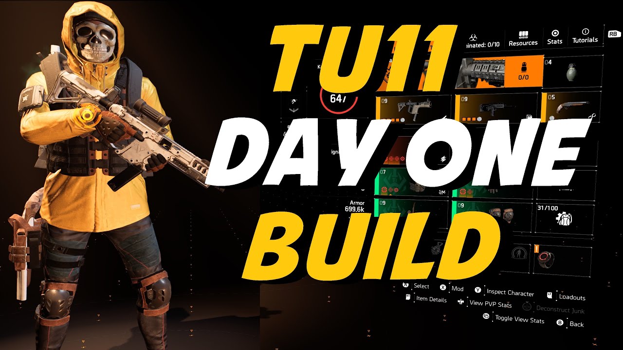 The Division 2: TU11 Day One Build | Hunter's Fury PVE Build