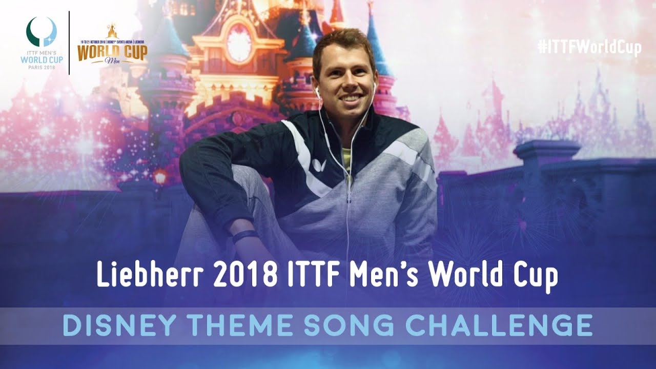Disney Theme Song Challenge feat. Jonathan Groth | 2018 Men's ITTF World Cup