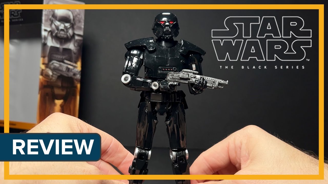 Dark Trooper Star Wars Black Series Review from The Mandalorian