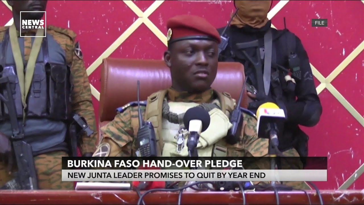 Burkina Faso Hand-Over Pledge: New Junta Leader Promises To Quit By Year End