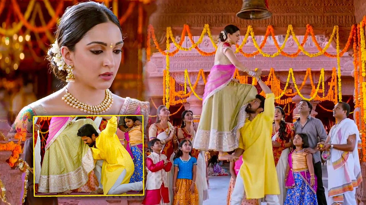 Ram Charan & Kiara Advani Telugu Ultimate Love Scene || Kotha Cinema