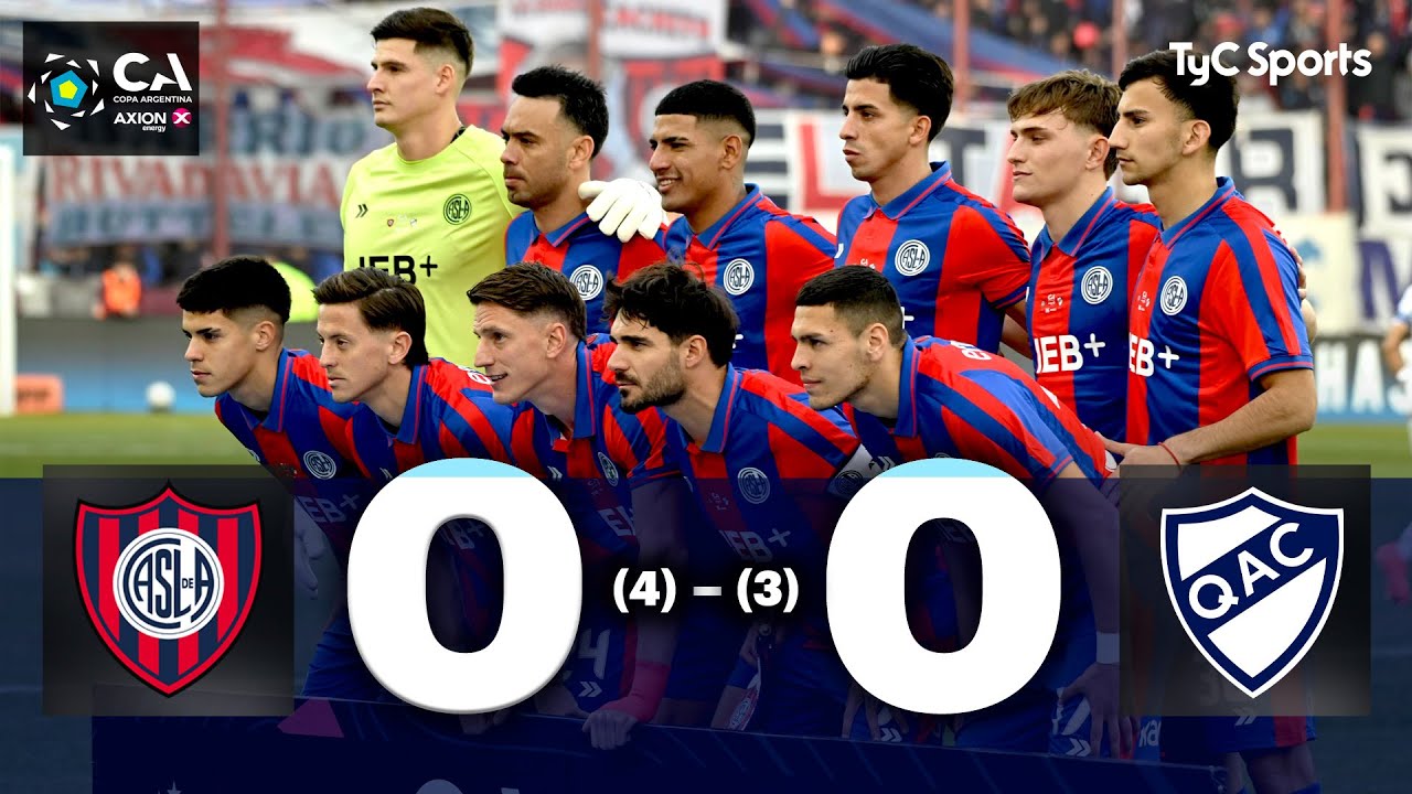 San Lorenzo 0 (4) - (3) 0 Quilmes | Copa Argentina 2025 | 16avos de final