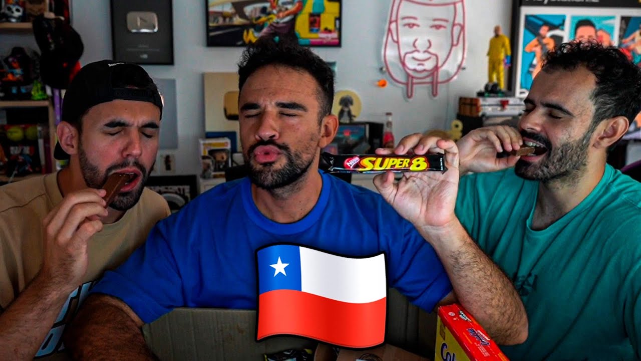 PROBANDO DULCES CHILENOS 🌶️ ft. Andrés y Marcos