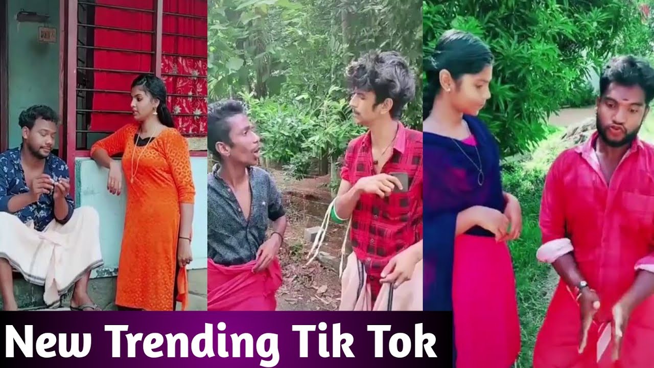 new malayalam trending tik tok videos👌malayali funny tik tok😂😃malayalam comedy &romantic tik tok