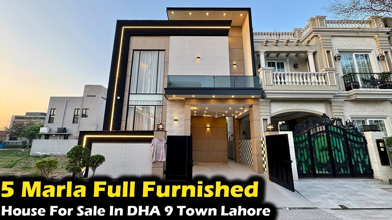 Most Expensive 5 Marla Full Furnished House For Sale In DHA Phase 9 Town Lahore