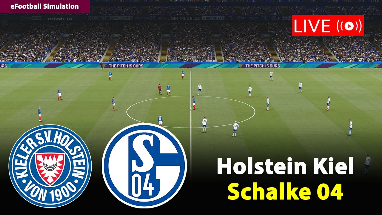 🔴Live- Holstein Kiel gegen Schalke 04 | Bundesliga 2 2025/26 | eFootball PES21 Simulation