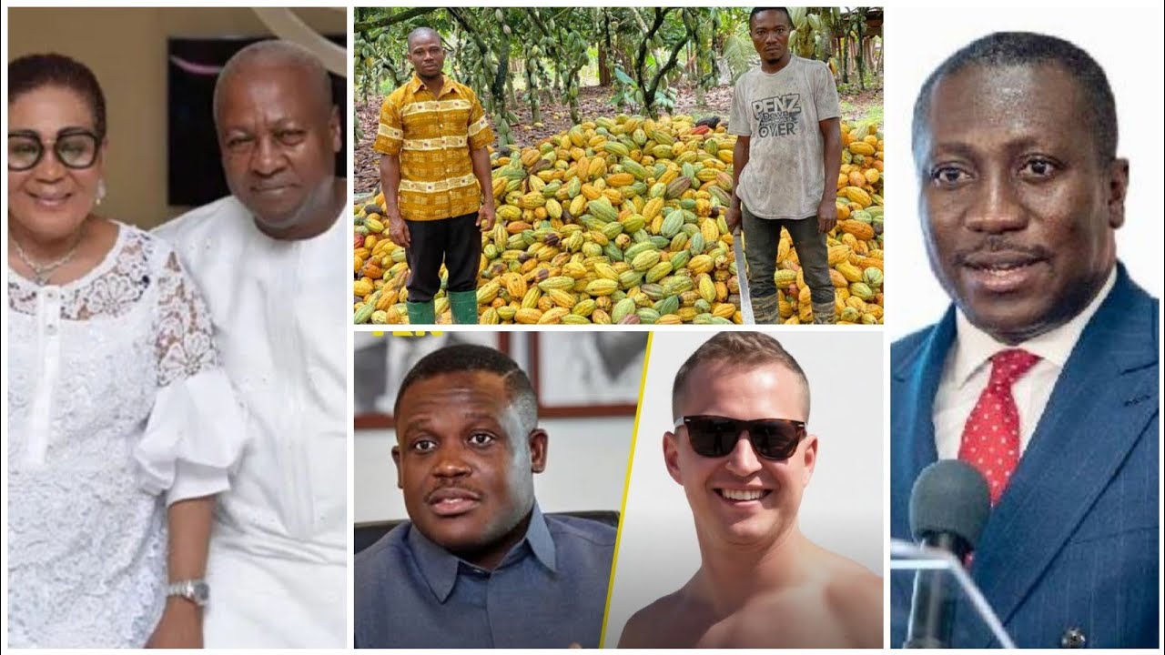 Afenyo Markins will be in jail soon😳John Mahama wife complete project? Cocoa farmers + Russian guy..