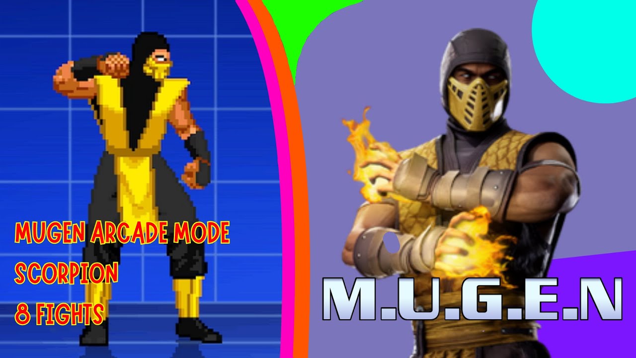 MUGEN - Scorpion Arcade Run (8 Fights)
