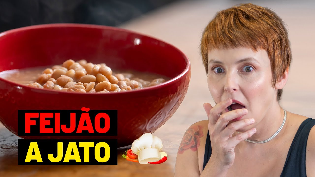 AULA 9: Dá pra fazer FEIJÃO SEM deixar de MOLHO de um dia pro outro. E quer saber? Fica delicioso!