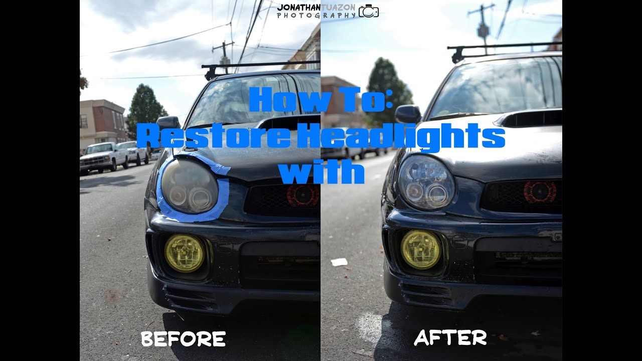 Meguiars Headlight Restoration DIY Subaru WRX JDM