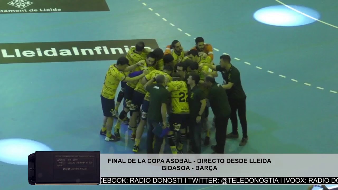 BIDASOA 23 - 37 BAR&Ccedil;A I Final de la copa ASOBAL I Retransmisi&oacute;n de Fernando Ram&iacute;rez