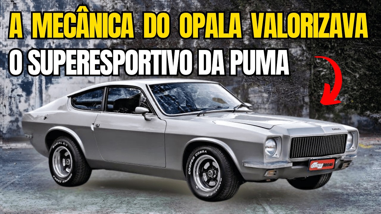 A História Do Puma GTB : Conhecido Como Camaro Brasileiro E Usava Mecânica Do Opala