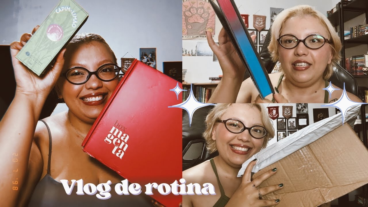 Vlog #236 | Box Magenta, Unboxing “Fruto Proibido” & Livro Viajante 🌸💕