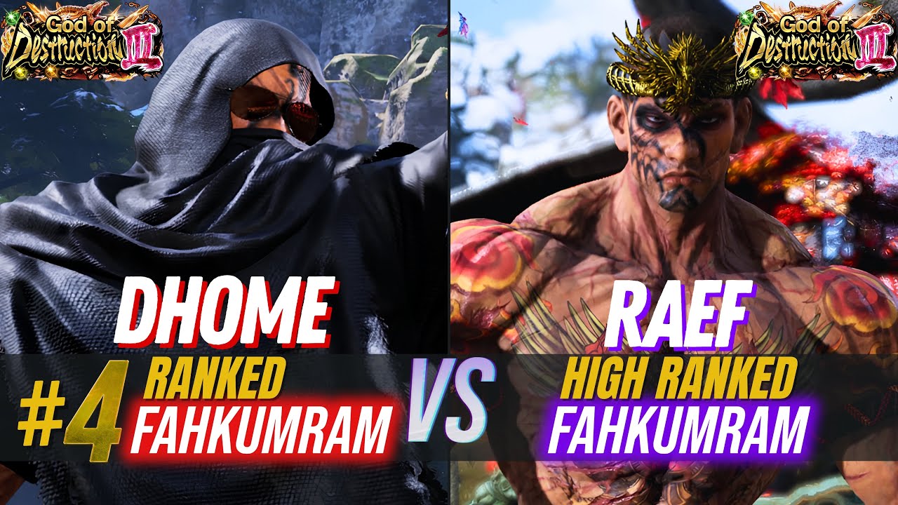 T8 ✪ DHOME (#4 Ranked Fahkumram) 🆚 RAEF (High Ranked Fahkumram) ✪ Tekken 8 High Level Match