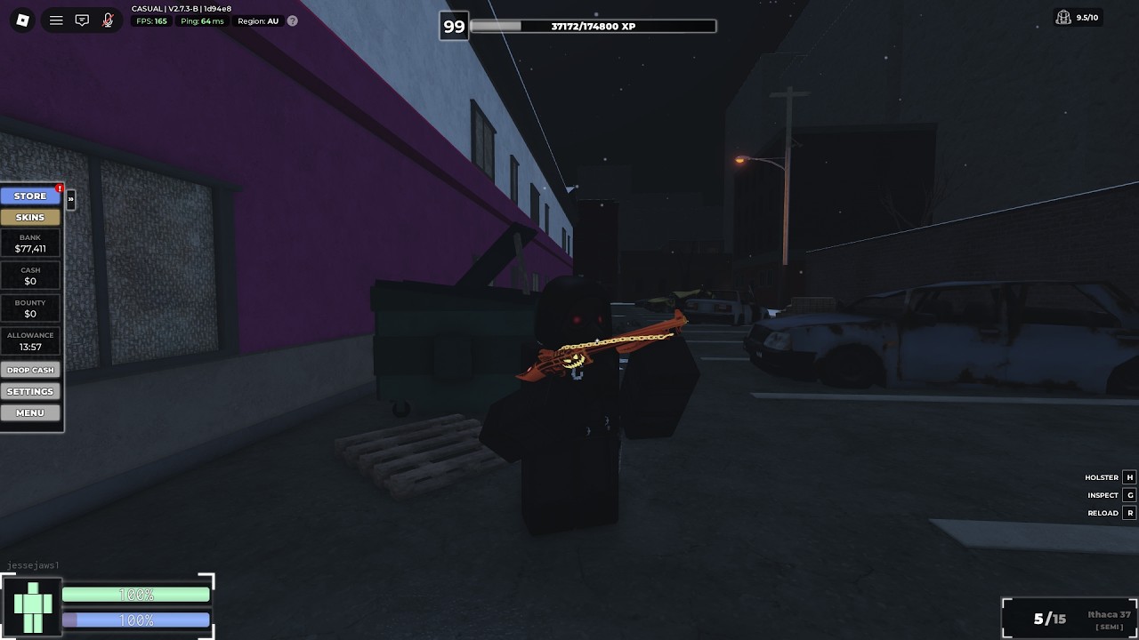 I destroyed a infection server with hellfire in criminally