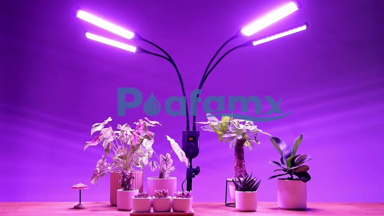 Make Plants Grow Better- Poafamx Grow Lights for Indoor Plants