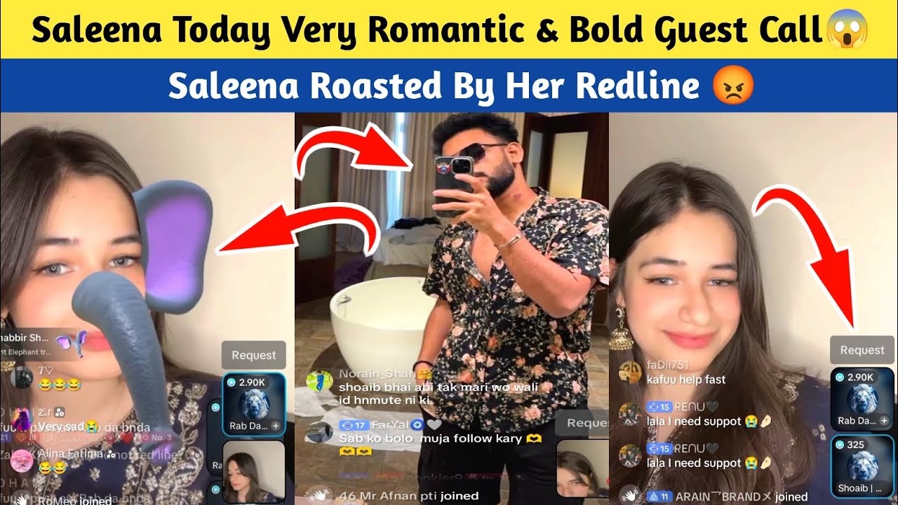 Saleena Today Very Romantic & Bold Guest Call😱 | Saleena Roasted By Her Redline😡 | Haileena