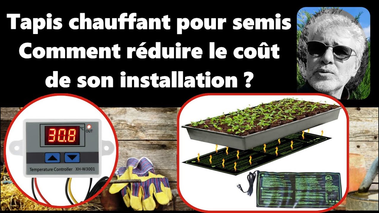 Comment réduire le coût d'une installation en série de tapis chauffants pour les semis du potager ?