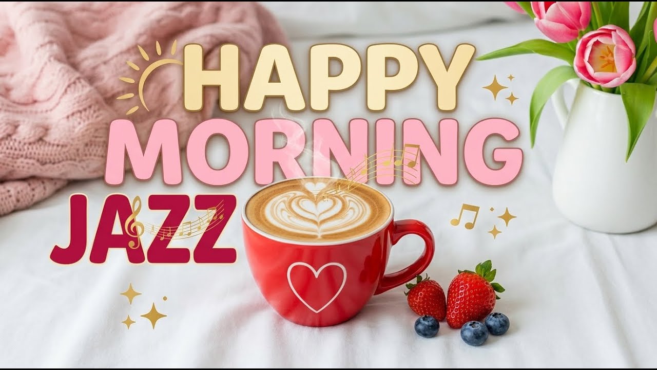 Happy Morning Jazz☕ Relaxing Bossa Nova Instrumental and Jazz Cafe Music for Studying and Relax.